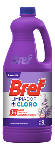 Bref desincloro limpiador multiusos 2 en 1 lavanda 2L