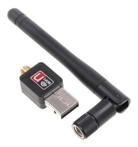 Imagen 1 de 6 de Wifi Usb Antena Desmontable Adaptador 300mbps Receptor Pc