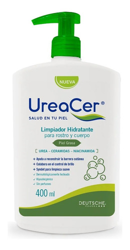 Ureacer Syndet Piel Grasa 400 Ml