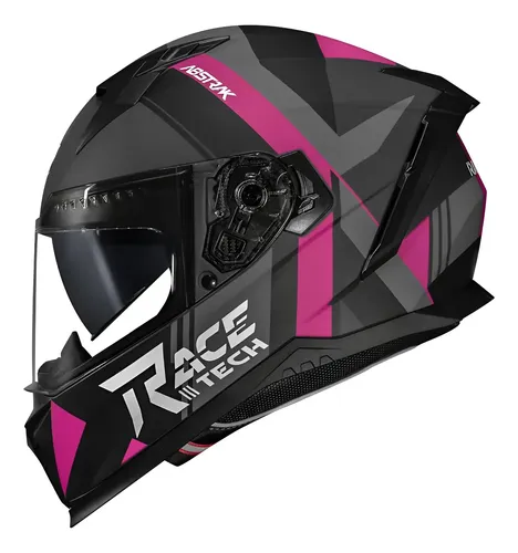 MLB 5557308880 Capacete Moto Race Tech Volt Abstrak Fosco C Oculos Solar JM