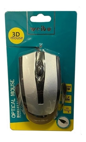 Weibo 3d Mouse Usb Optico Gamer Retroiluminado 3200dpi