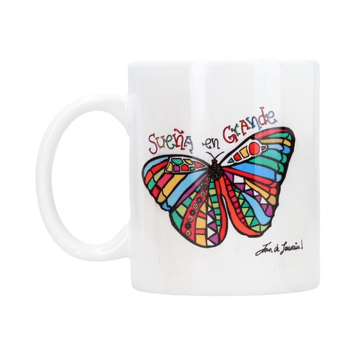 Taza En Cerámica Dream Big -  Modelo Mariposa