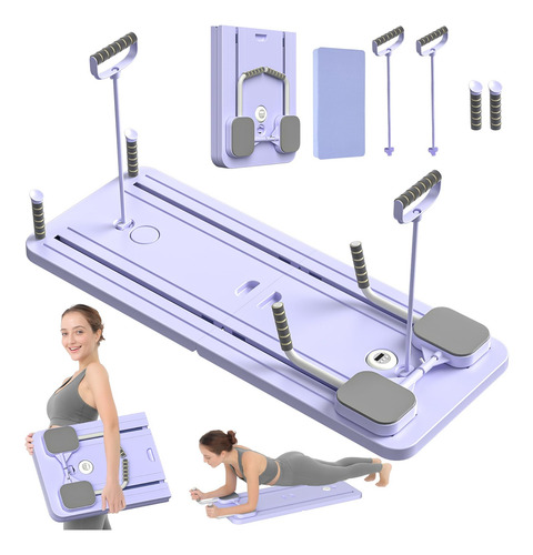 Tabla De Pilates Violeta Multiuso Para El Hogar 5 En 1