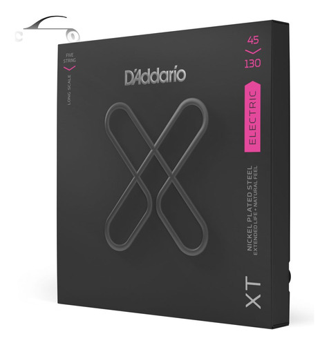 Encordoamento Baixo 5 Cordas D'addario Xtb45130 Dura 4x Mais