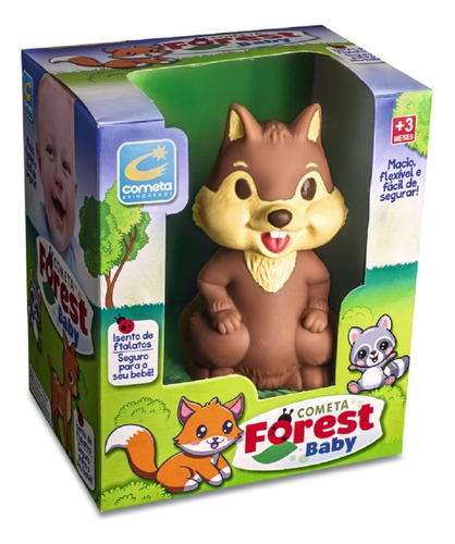Coleção Forest Baby Esquilo - Brinquedos Cometa