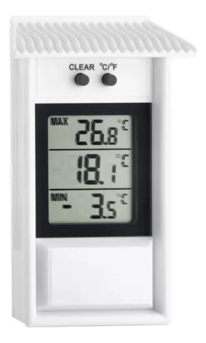 Termómetro Digital De Maxima Y Minima -20 +50 C° Ambientales