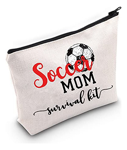 Levlo Futbol Mamá Bolsa Cosmética Futbol Mamá Regalos 6v6fe