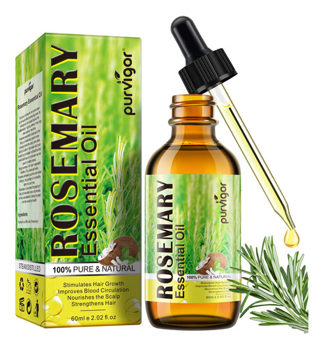 Purvigor Rosemary Oil Para El Crecimi - g a $185233