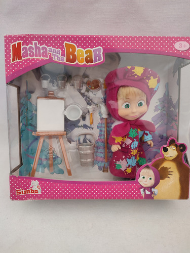 Muñeca Masha Pintora Masha Y El Oso Spin Master (Usado)