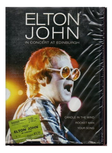 Dvd Elton John In Concert At Edinburgh