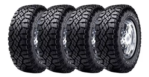 raya operador El diseño Kit 4 Cubiertas Goodyear Wrangler Duratrac 265/70 R17 118q