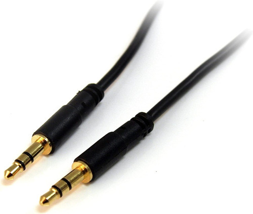 Cable De Audio Estereo Startech 3,5mm Delgado 90 Cms, Mu3mms
