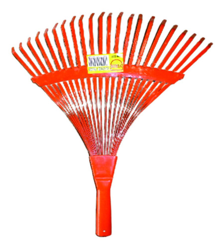 Imagen 2 de 2 de Rastrillo Escoba Para Jardin De Metal Sin Cabo