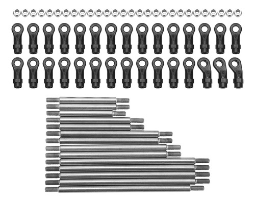 Barra De Tracción Rc Metal Link Con Bola En El Extremo, Jueg
