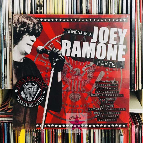 Homenaje A Joey Ramone Parte 1 Vinilo + Parche De Regalo.