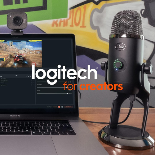 Micrófono Yeti Professional De Logitech Para Creadores 988- Negro