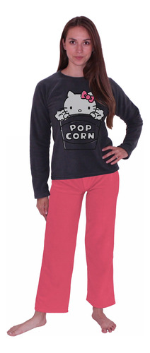 Pijama Mujer Micropolar Hello Kitty S1021166-2940