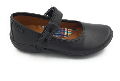 Zapato Escolar Con Cinta Velcro Para Niña 170805 (13.0 - 17.