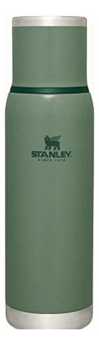 Stanley Adventure To Go Botella Aislada De Acero Inoxidable Color Hammertone Verde