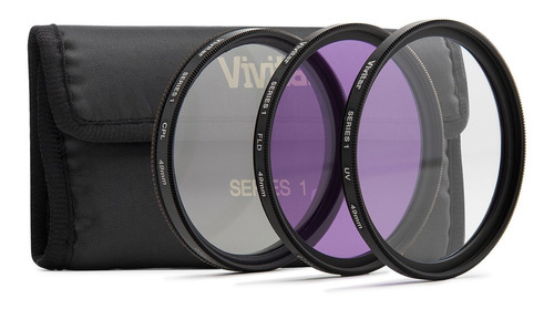 Vivitar Kit De Filtro De Vidrio Multicapa De 3 Piezas (1.929