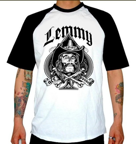 Ace Of Spades - Lemmy - Motorhead - Remera Combinada