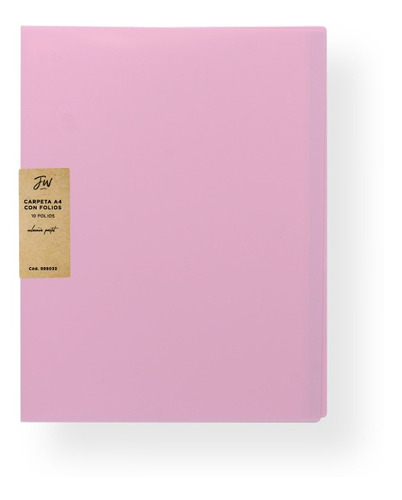 Carpeta Con 10 Folios Pastel A4 Fw