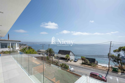 Casa Rentando 10% Anual. 6 Dorm, Vista Al Mar . Reñaca