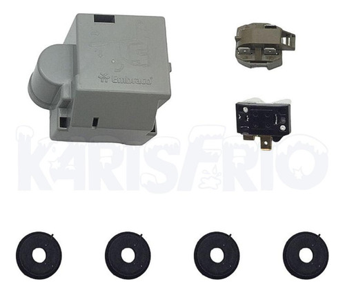 Compresor de motor Embraco 1/6 HP Em65hhr R134 2600btus 110 V