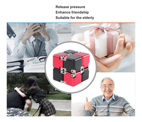 Juguete De Rompecabezas Infinito Para Adultos Adhd, Portátil