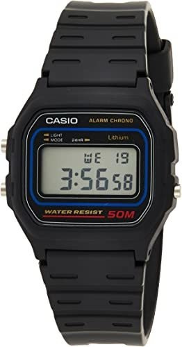 Casio Reloj Digital Negro Clásico W59-1v Para Hombre,