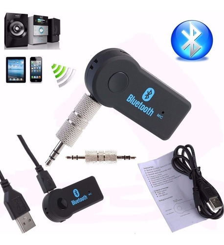 Imagen 2 de 5 de Receptor Bluetooth 3.0 Handsfree Auto Equipo Radio Delivery!