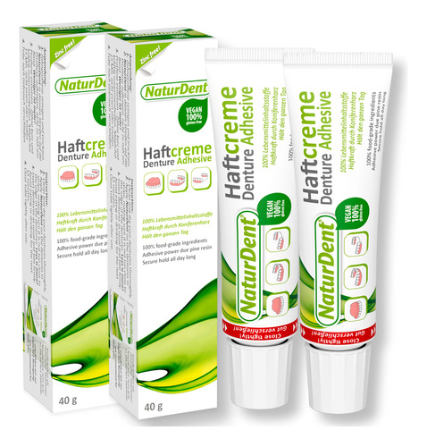 Naturdent Adhesivo Natural Para Dentaduras Postizas | Mantie