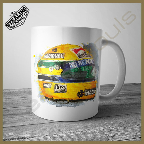 Taza Fierrera - Formula 1 #840 | Ayrton Senna - F1