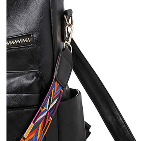 Mochila En Forma De Z Para Mujer, De Piel, Estilo Robo Y Ban