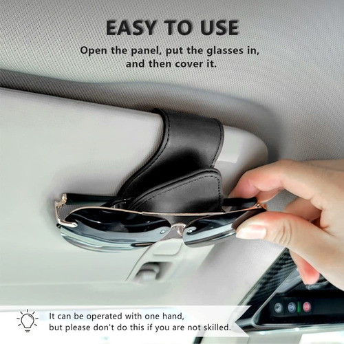 Soporte Para Gafas De Sol I Para Visera De Coche Con