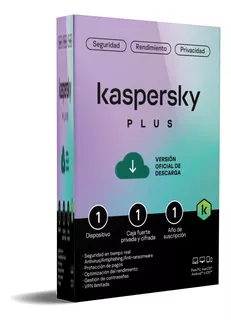 Kaspersky Plus 2024 Antivirus 1 Año Envio Inmediato