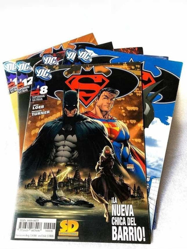 Lote De Cómics Superman Vs Batman  Dc - 6 Tomos
