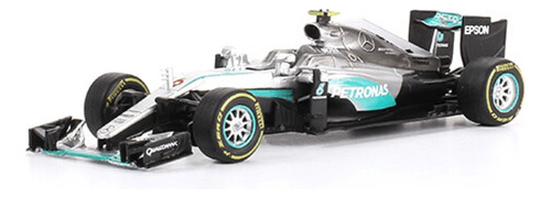 Mercedes F1 W07 Rosberg #62 Colección F1 Salvat Escala 1/43