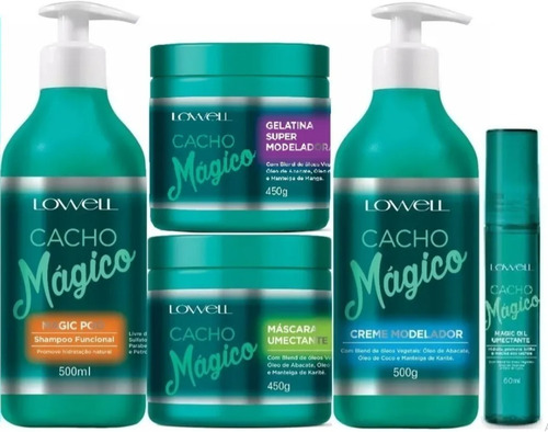 Lowell Cacho Mágico Kit Com 5 Produtos + Brindes !!!