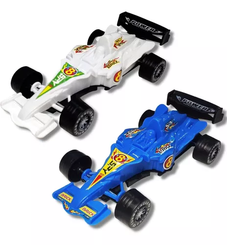 Carrinho Corrida Formula 1 A Fricção Brinquedo Super F-1 Brinquedo Infantil  miniatura com som de carro de corrida.
