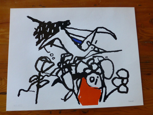 Grabado Serigrafía Bororo, Xiii De Xiv