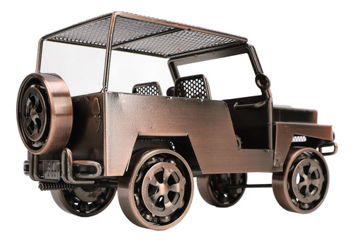 Figura Vintage De Metal Adorno Para Coche, Modelo De Juguete