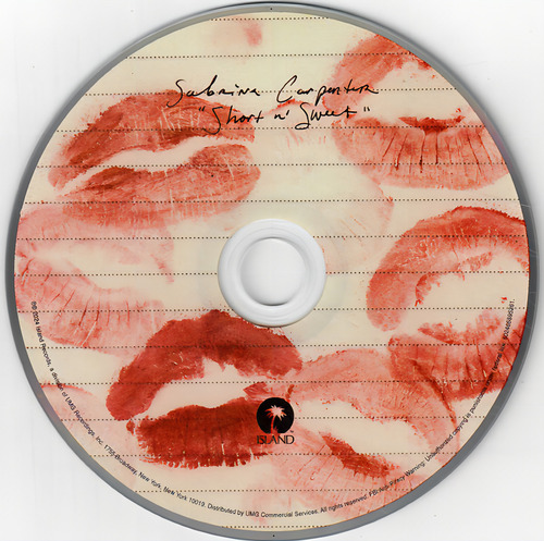 Sabrina Carpenter Short N' Sweet Alternative Cover Cd Versión Del Álbum Estándar