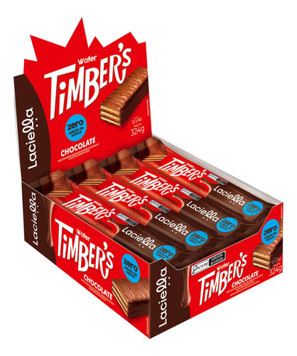 Lanche Fit Wafer Chocolate Ao Leite Zero Adição De Açúcar