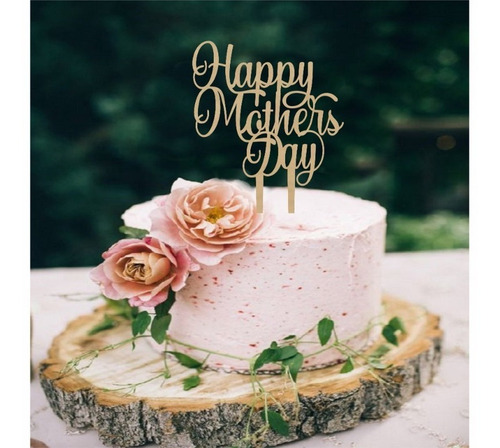 Imagen 9 de 10 de Letrero Para Pastel Mama Te Amo Topper Cake Art943