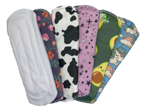 Pack 6 Toallitas Femeninas Reutilizables Ecologicas - Clover