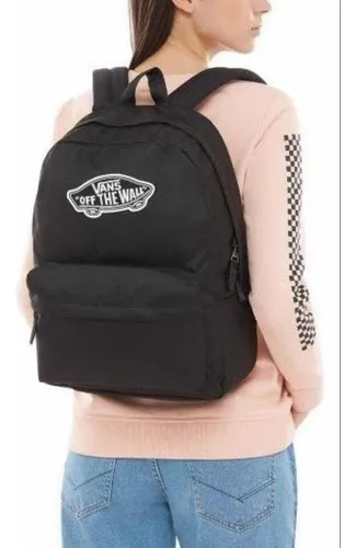 Mochila Vans Original Negra Con Portalaptop Env o gratis