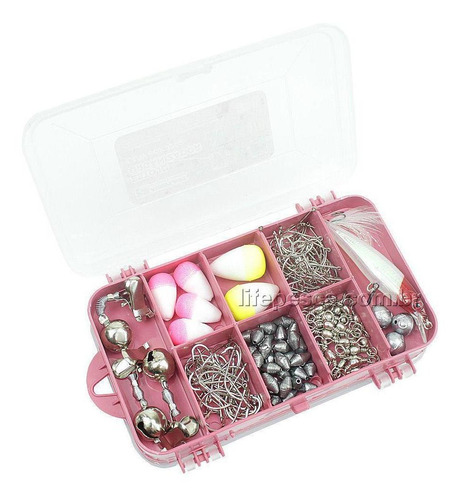 Estojo Organizador Para Pesca 2 Em 1 Lady Box 3202 Arqplast