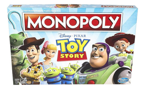 Juego De Mesa Monopoly Toy Story Para Familias Y Niños Mayor