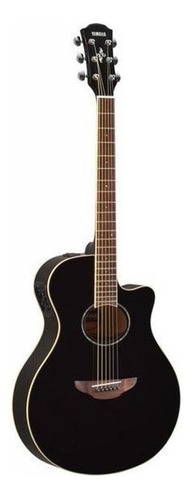 Guitarra Electroacústica Yamaha APX600 para diestros black palo de rosa brillante